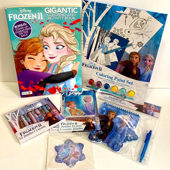 FROZEN 2 CHILDRENS ACTIVITY SET - Picture 1 of 11
